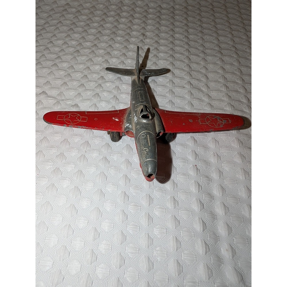 VTG 1950s TOOTSIETOY JET AIRPLANE MILITARY MADE IN USA